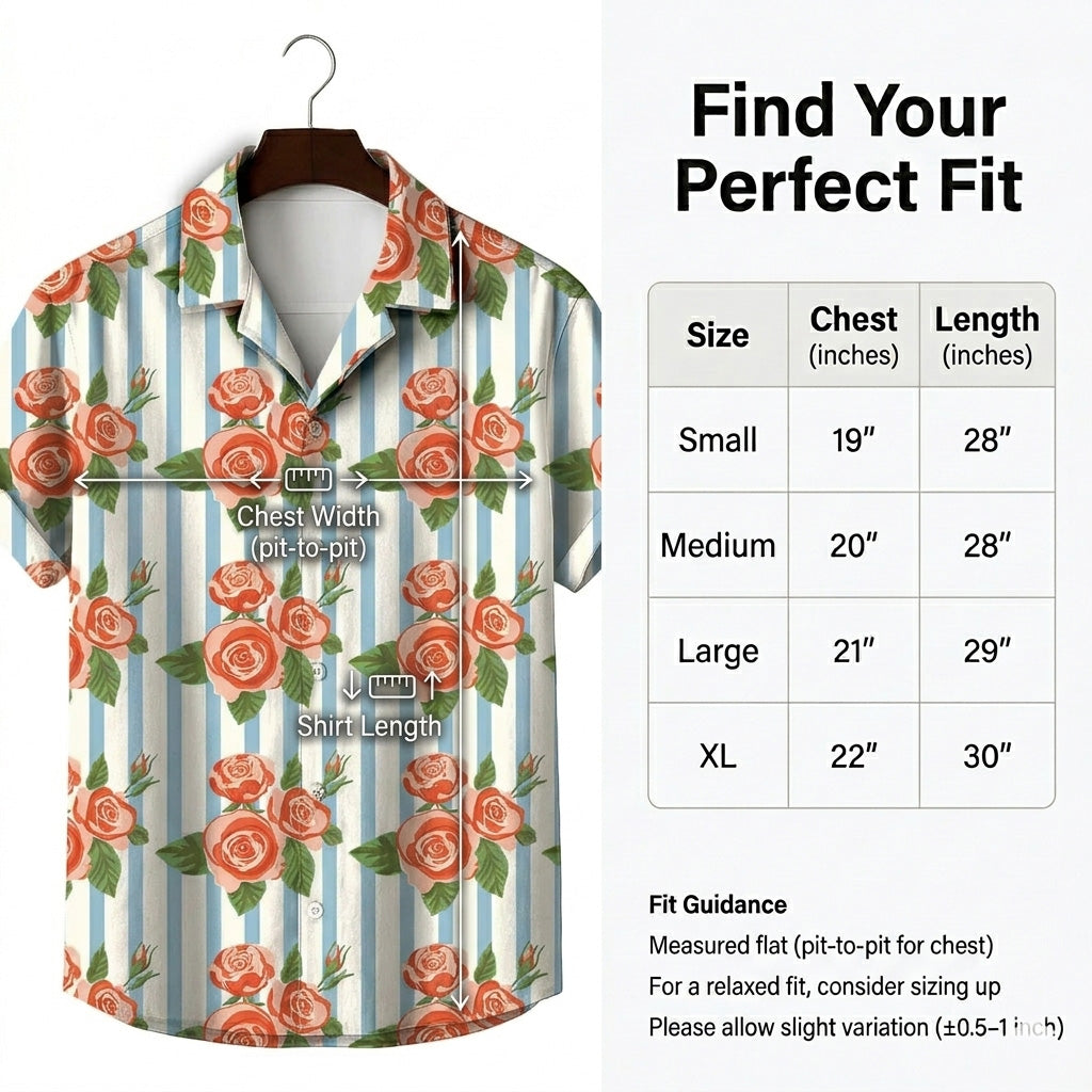 Floral Stripes Shirt