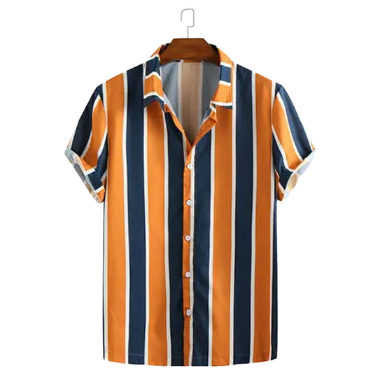 Orange Check Shirt