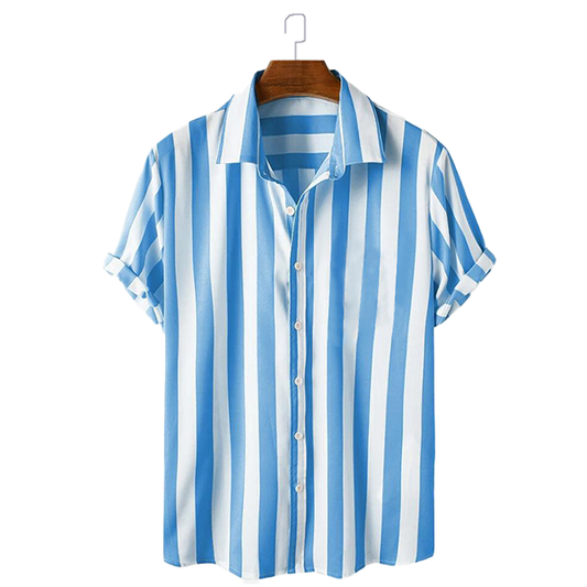 Light Blue Stripes Shirt