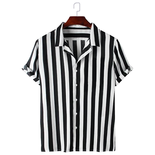 Black Striped Shirt