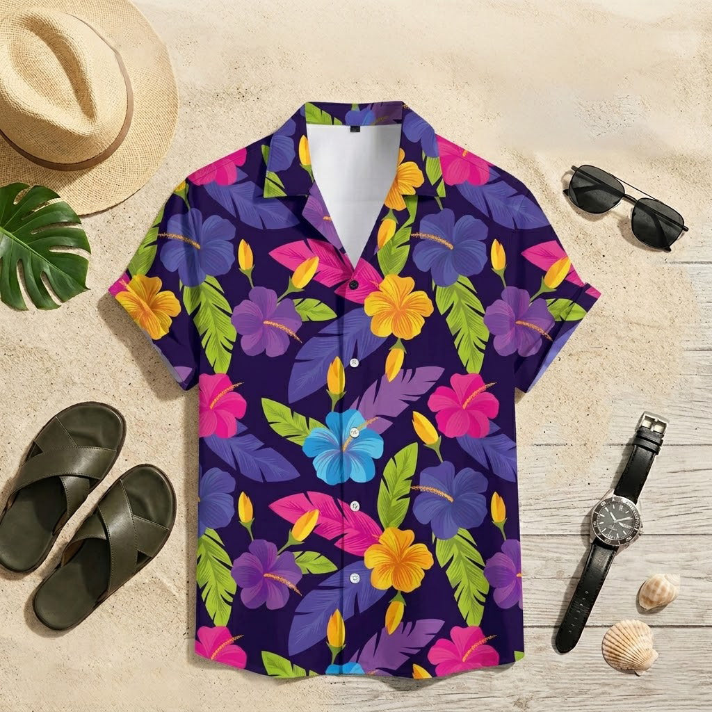 *Purple Leaves Shirt