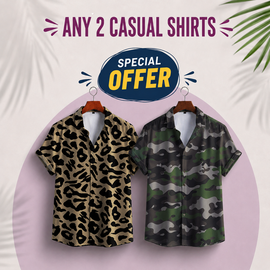 * Any 2 Hawaiin Shirts